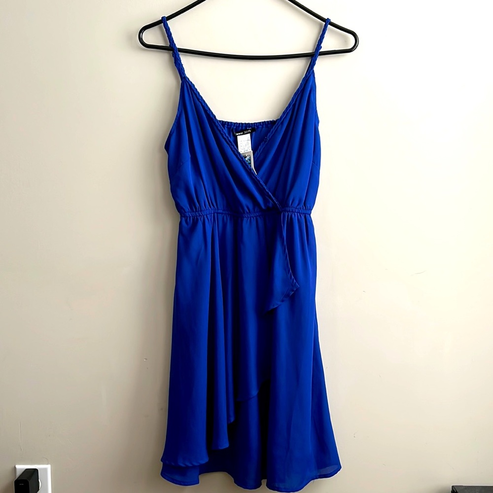 Blue mini dress size M